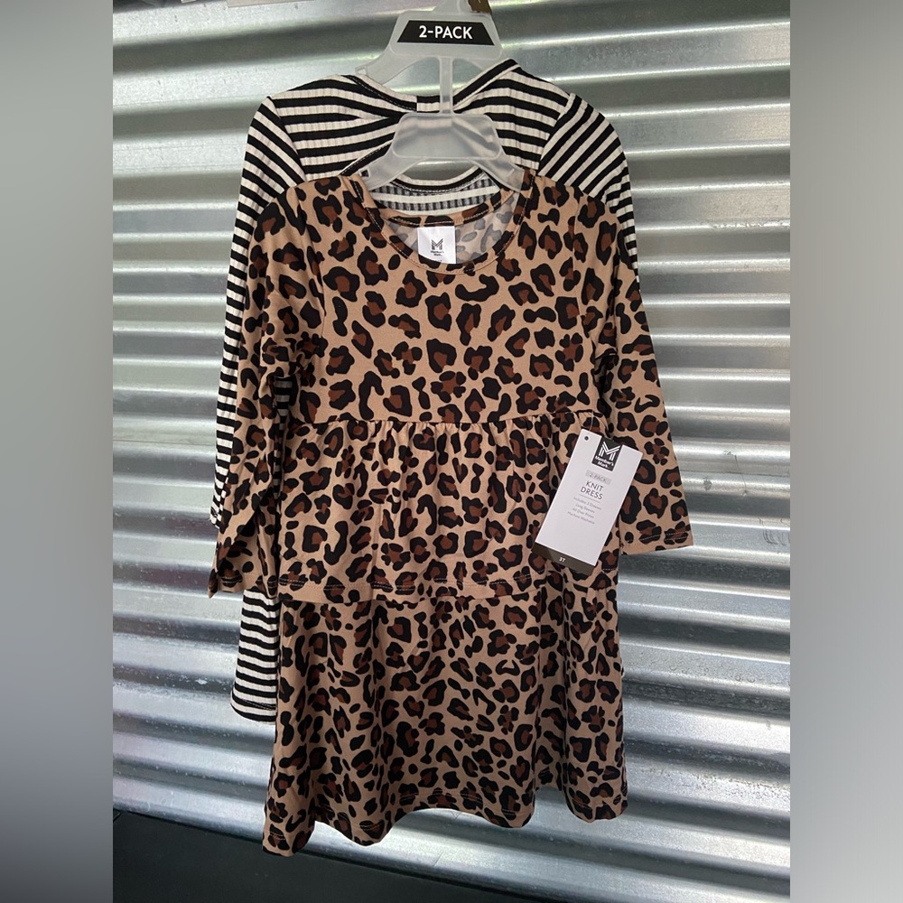 Brand Member’s Mark 
Dress size 3T 
Color Brown animal print